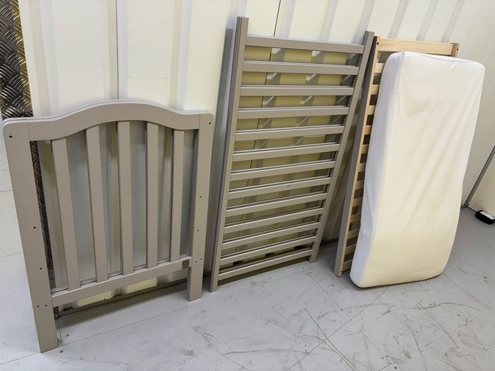 Baby Elegance Cot (120x60cm) and Mattress Like New