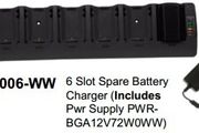 Zebra ST3006-WW - 6-slot battery charger