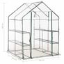 Greenhouse with 8 Shelves 143x143x195 cm Image 7