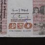 1982 Central Bank of Ireland 50 Pounds B Series Image 4