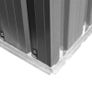 Garden Storage Shed Grey Metal 257x205x178 cm Image 6