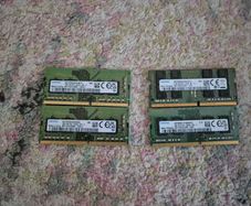 4x 16GB RAM PC4 Samsung laptop memory