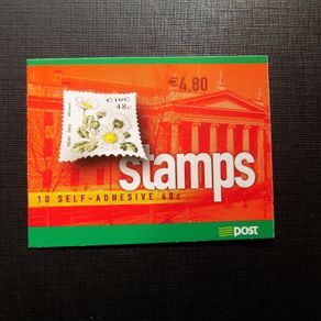 Ireland 2004.Native Wild Flowers.Stamp Booklet.10 x 48c Self-adhesive.MNH.