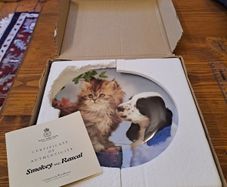 Royal Worcester Smokey and Rascal Collector Plate