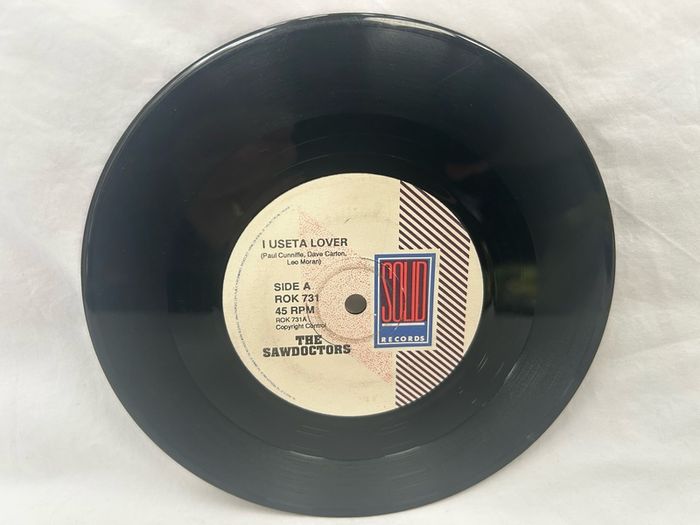The Saw Doctors, I Useta Lover, 7", 1990,ROK 731, LABEL MISPRINT, The Sawdoctors