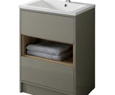 Taupe Floor standing vanity unit  600mm