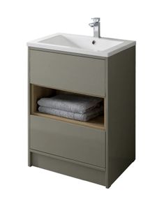 Taupe Floor standing vanity unit  600mm