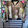 jacket Bnwt suede effect bomber jacket one size scarf print equestrian style Image 10
