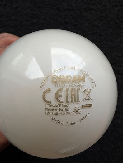 Osram 11.6w E27 Led Bulb