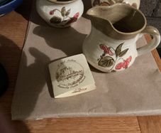 Sugar bowl and jug