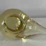 A beautiful yellow art glass bird by Reijmyre,Sweden Image 5