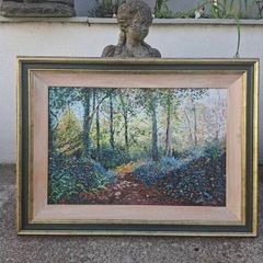 Stunning Large Impressionist Landscape Oil Painting