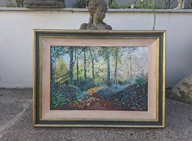 Stunning Large Impressionist Landscape Oil Painting