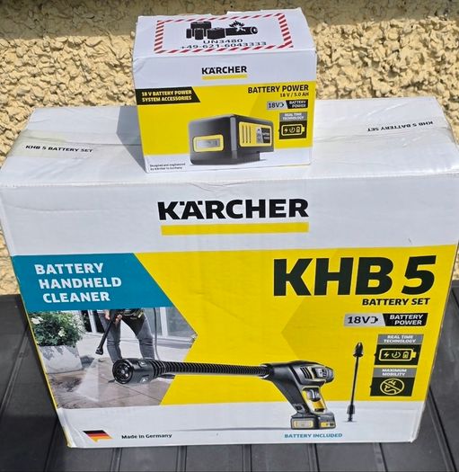 Brand New Karcher KHB5 Power Washer and Spare 5AH Battery