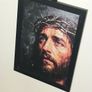 "Jesus Sacrifice For US All" A4 Framed Image 6