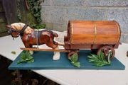 Vintage Handmade Caravan &amp; Horse