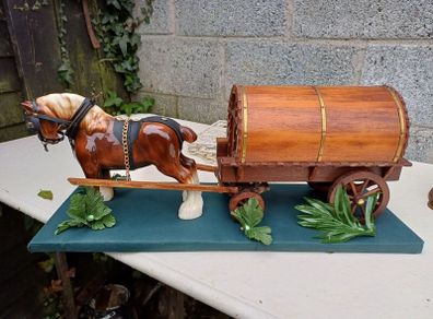 Vintage Handmade Caravan & Horse