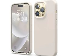Liquid Silicone Case For Apple iPhone 14 Pro Luxury Thin Phone Cover Grey