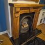 fireplace and mirror Image 2