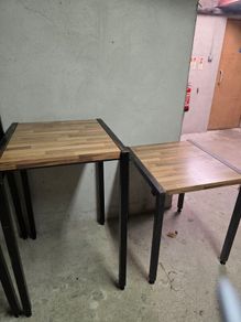 High & low tables for 2 people