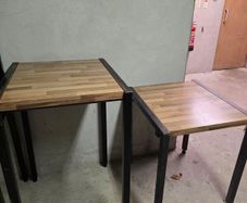High & low tables for 2 people
