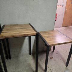 High & low tables for 2 people