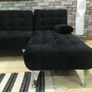 Nordic Comfort , Chaise Sofa Turns into Bed, colour Black Image 5