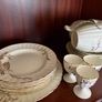 Unmarked Vintage-Style China Tea Set Image 3