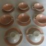 Poole Soup Bowls & Saucers x 8 Image 2