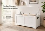 Storage Bench with Lift-Up Lid