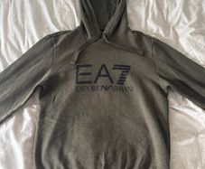 EA7 Emporio Armani Khaki Hoodie  S
