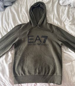 EA7 Emporio Armani Khaki Hoodie  S