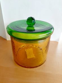 Glass keepsake jar BN