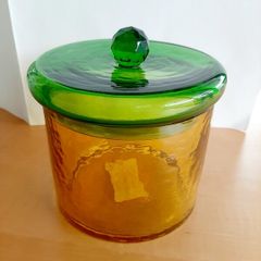 Glass keepsake jar BN