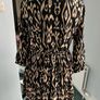 Brand new black and beige long sleeved mini dress Image 3