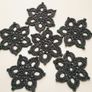 Set of 6 Cute Crochet Little Stars, Christmas Decor & Coasters Image 2
