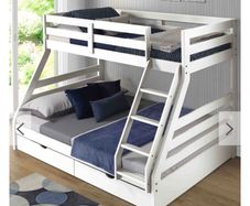 Triple Bunk Bed with Storage