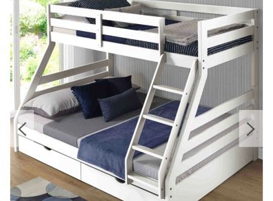 Triple Bunk Bed with Storage