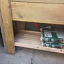 Handmade Raised Garden Planter  Solid treated Wood (1m)  (dog not included ) Image 2