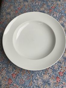 White dinner plates x 4 from Dunnes