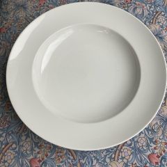 White dinner plates x 4 from Dunnes