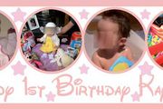 Personalised Minnie Mouse Birthday Party banner