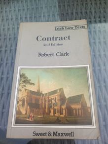 Contract law paperback, Robert Clark, D18 post 7e