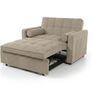 Small Beige Sofa Bed Only 118cm Wide Image 2