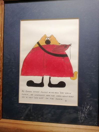 Clive Gardner Original Signed Print Cats