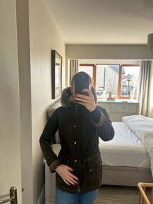 Barbour Ladies Wax Jacket - Olive