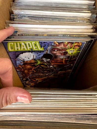 Image & Top Cow Long Comic Box w 320 comics for Sale