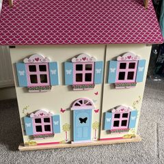 Wooden dolls house