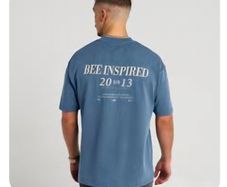 Bee Inspired Zouma T-Shirt - Colour - Slate - Size - Large - RRP - 43.00