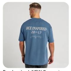 Bee Inspired Zouma T-Shirt - Colour - Slate - Size - Large - RRP - 43.00